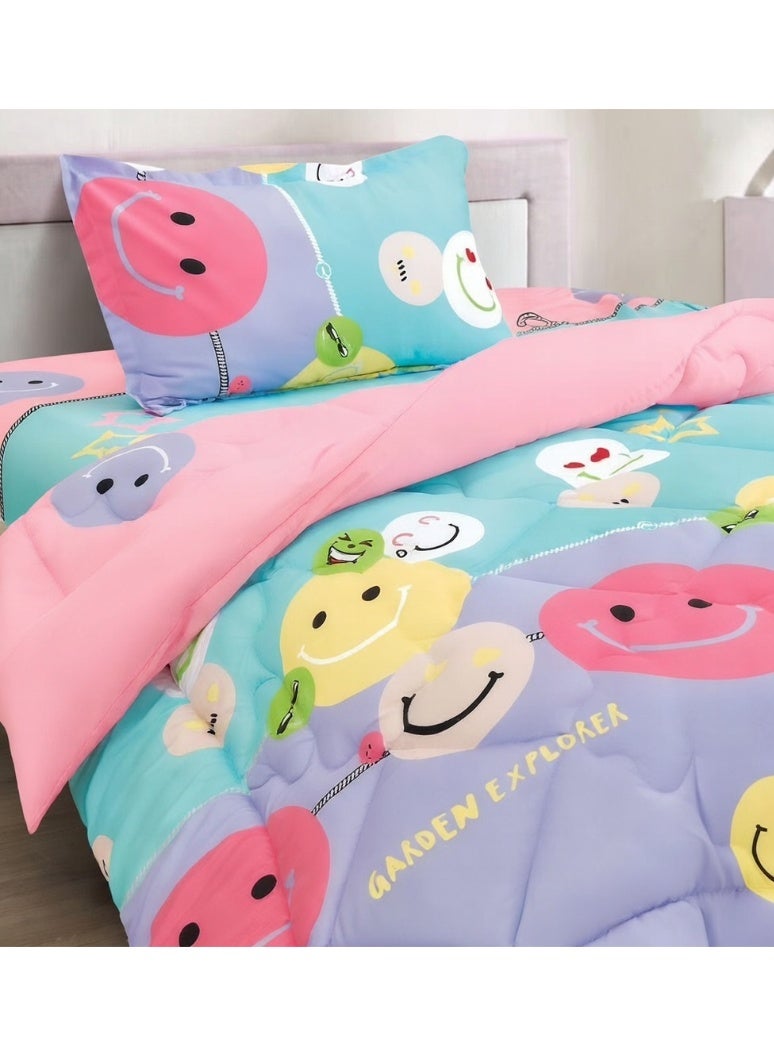 Ming Li Kids Bedspread Set 3 Pieces – Soft Fabric with Medium Filling for Positive Energy and Peaceful Sleep - Image 2